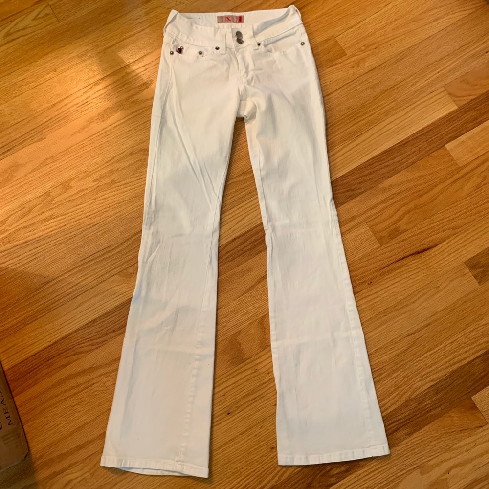 White Boot Cut Jeans